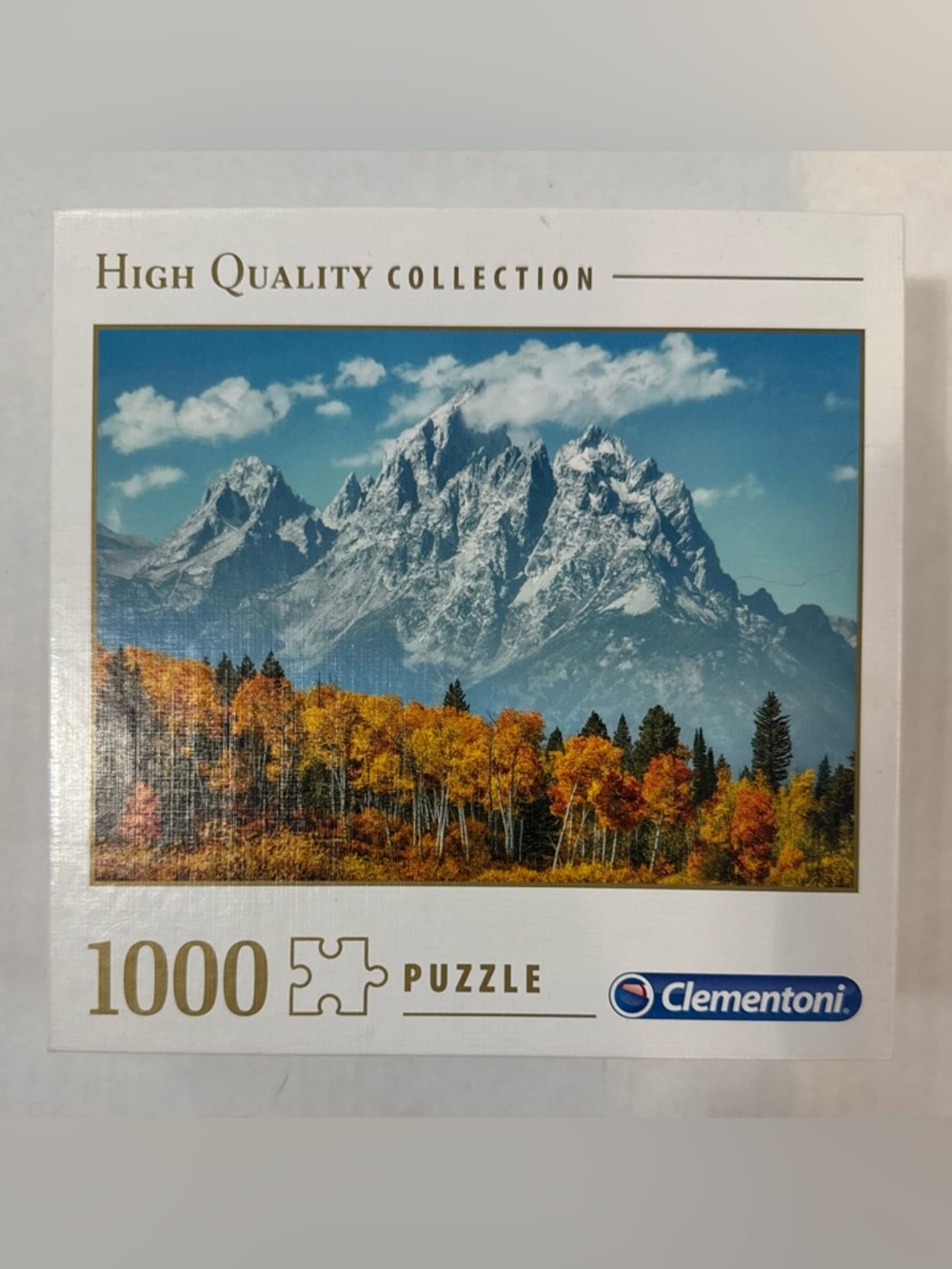 Clementoni Grand Tetons in Fall 1000 Piece Puzzle High Quality Collection